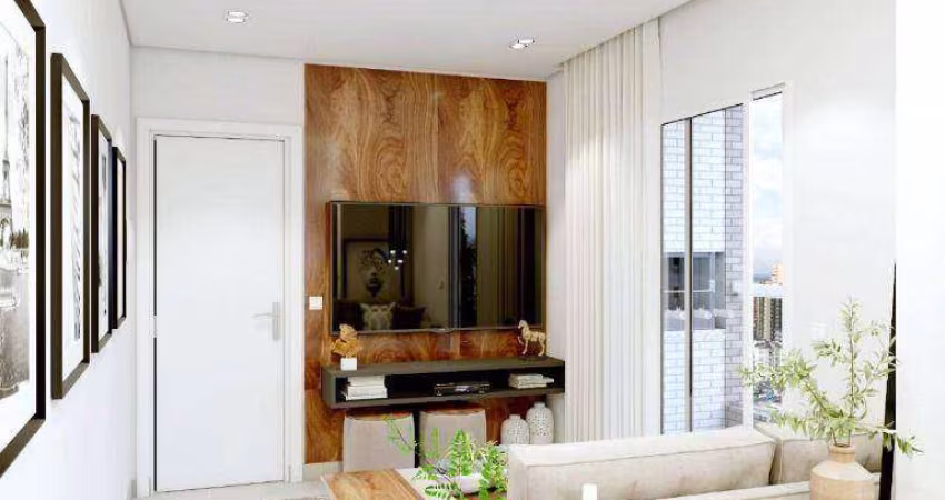 Apartamento com 1 dormitório à venda, 39 m² por R$ 363.000,00 - Guilhermina - Praia Grande/SP