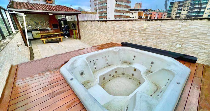 Cobertura com 3 dormitórios à venda, 170 m² por R$ 1.400.000,00 - Canto do Forte - Praia Grande/SP