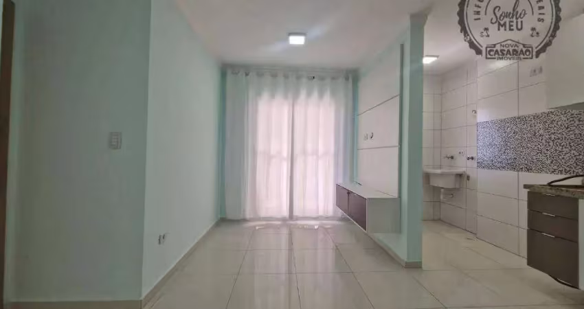 Apartamento com 1 dormitório para alugar, 43 m² por r$ 2.201,00/mês - vila caiçara - praia grande/sp