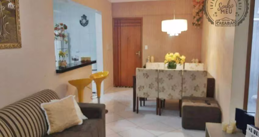Apartamento com 2 dormitórios à venda, 82 m² por r$ 550.000,00 - tupi - praia grande/sp