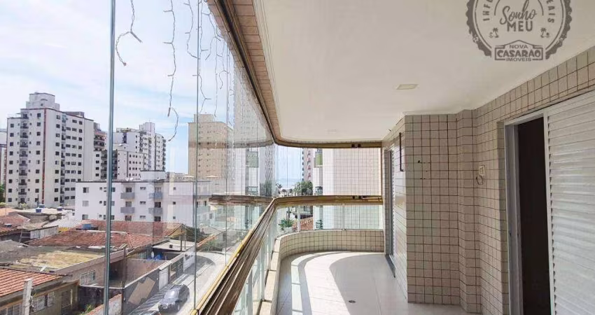 Apartamento com 3 dormitórios à venda, 132 m² por R$ 700.000,00 - Aviação - Praia Grande/SP