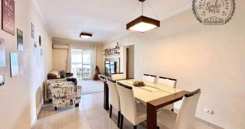 Apartamento com 3 dormitórios à venda, 119 m² por R$ 740.000,00 - Aviação - Praia Grande/SP