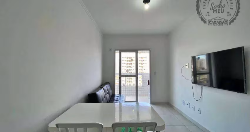 Apartamento com 1 dormitório para alugar, 45 m² por R$ 2.900,00/mês - Aviação - Praia Grande/SP