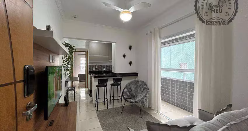 Apartamento com 1 quarto para alugar na Rua Campinas, Boqueirão, Praia Grande