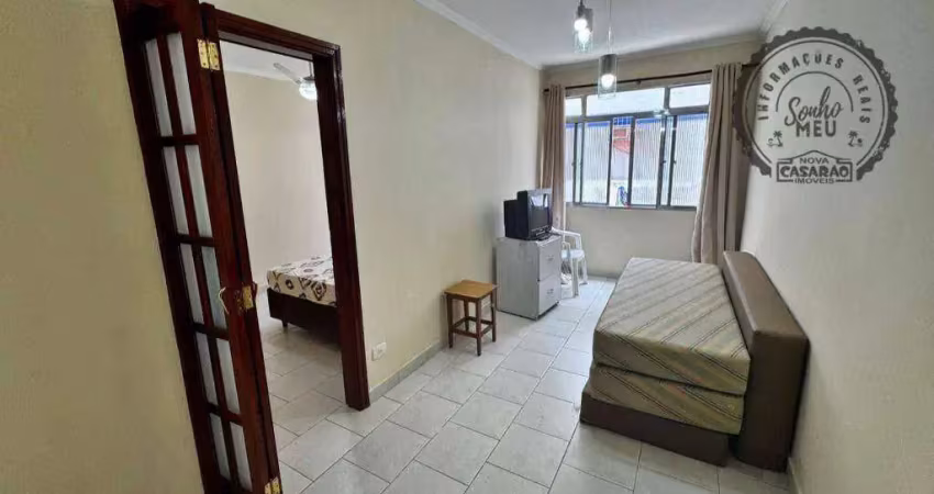Apartamento com 1 dormitório à venda, 42 m² por r$ 225.000,00 - canto do forte - praia grande/sp