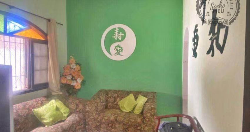 Casa com 2 dormitórios para alugar, 88 m² por R$ 2.000,00/mês - Guilhermina - Praia Grande/SP
