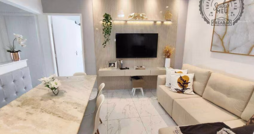 Apartamento com 2 dormitórios à venda, 49 m² por R$ 320.000,00 - Tupi - Praia Grande/SP