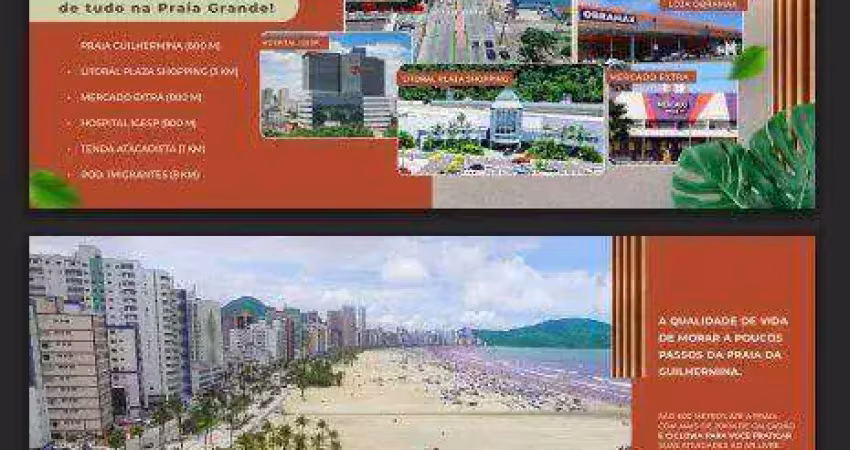 Apartamento com 2 quartos à venda na Avenida Presidente Kennedy, Guilhermina, Praia Grande