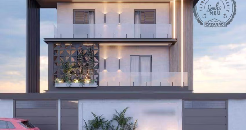 Casa na Guilhermina, Praia Grande/SP.