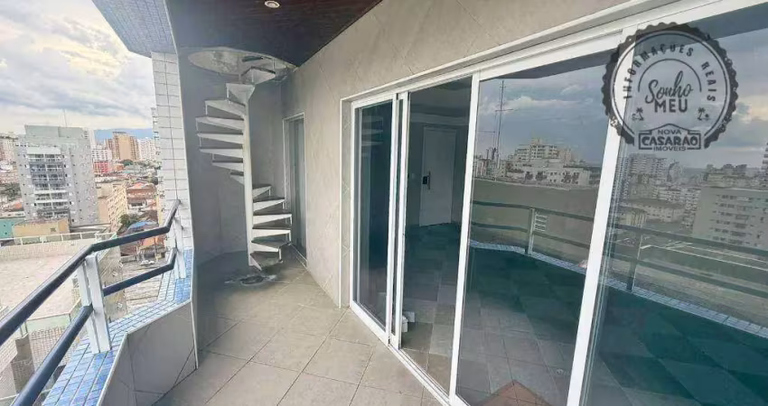 Cobertura com 3 dormitórios à venda, 253 m² por r$ 900.000,00 - canto do forte - praia grande/sp