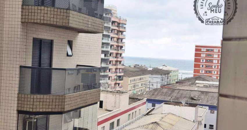 Apartamento com 1 dormitório para alugar, 55 m² por R$ 2.500,00/mês - Tupi - Praia Grande/SP