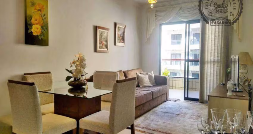 Apartamento com 2 dormitórios à venda, 74 m² por r$ 420.000,00 - aviação - praia grande/sp