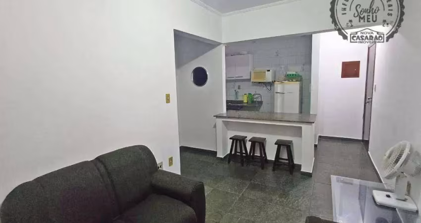 Apartamento com 1 quarto para alugar na Rua Embaré, Guilhermina, Praia Grande