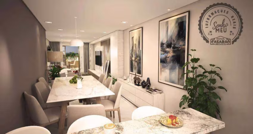 Apartamento com 2 quartos à venda na Rua Alberto Santos Dumont, Guilhermina, Praia Grande