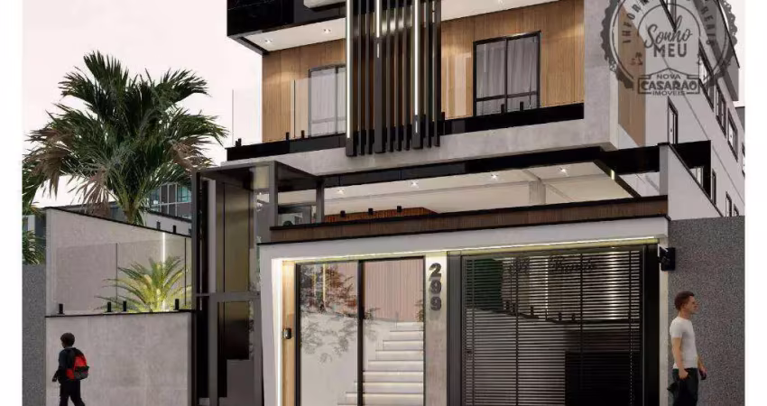 Casa em condomínio fechado com 2 quartos à venda na Rua Doutor João Sampaio, Guilhermina, Praia Grande