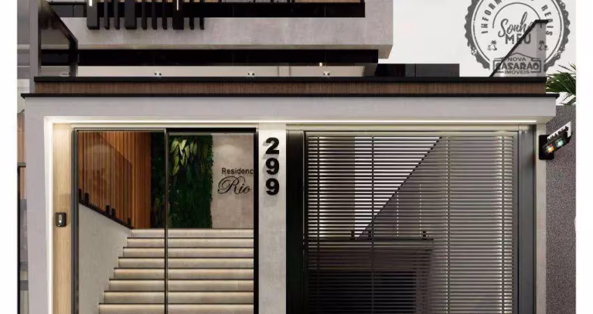 Casa em condomínio fechado com 2 quartos à venda na Rua Doutor João Sampaio, Guilhermina, Praia Grande