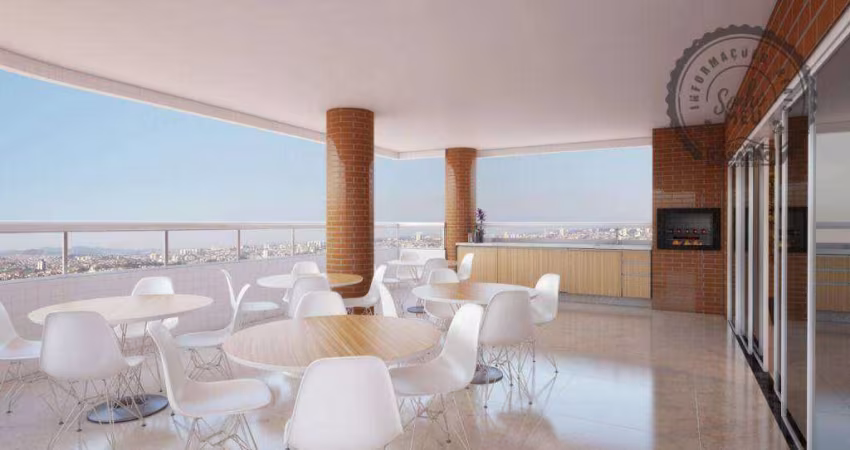 Apartamento com 1 dormitório à venda, 53 m² por R$ 330.000,00 - Caiçara - Praia Grande/SP