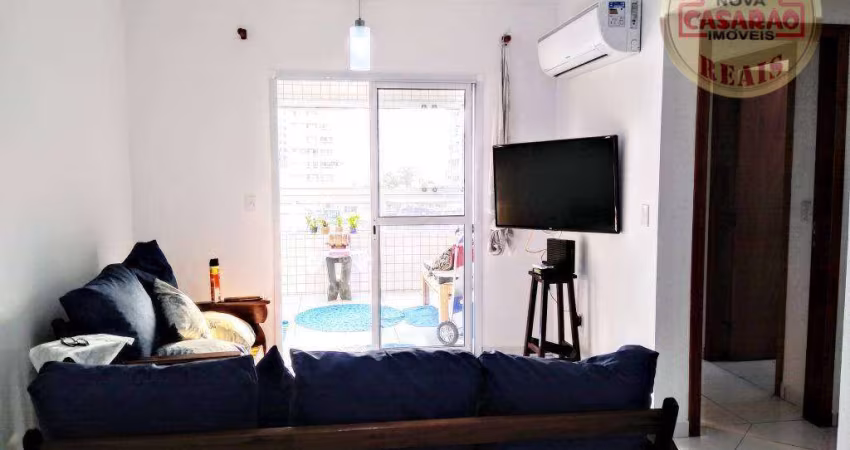 Apartamento com 2 dormitórios à venda, 80 m² por R$ 445.000,00 - Guilhermina - Praia Grande/SP