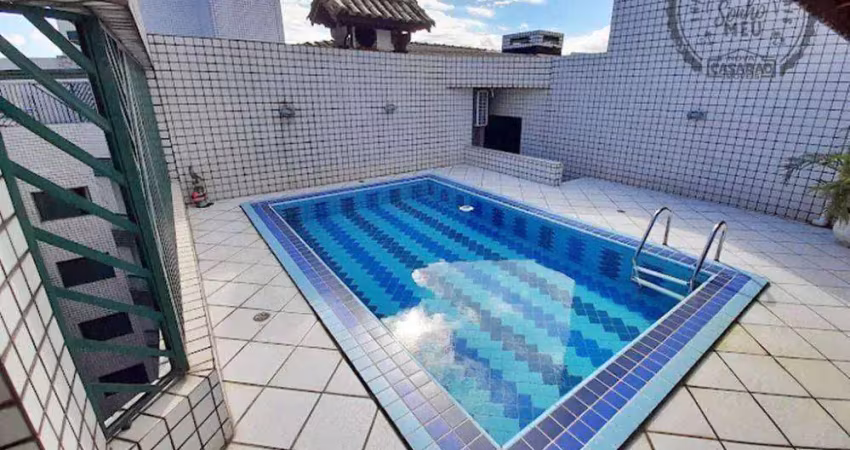 Cobertura com 4 dormitórios à venda, 220 m² por R$ 1.200.000,00 - Guilhermina - Praia Grande/SP