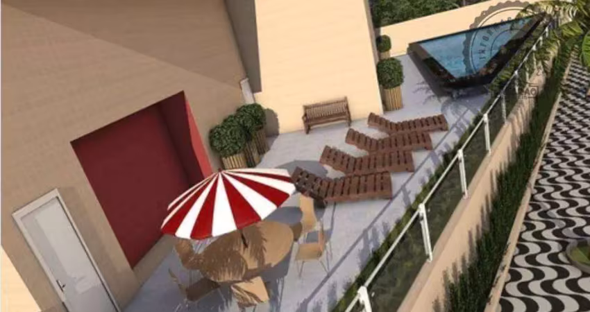 Apartamento com 2 dormitórios à venda, 84 m² por r$ 345.000,00 - caiçara - praia grande/sp