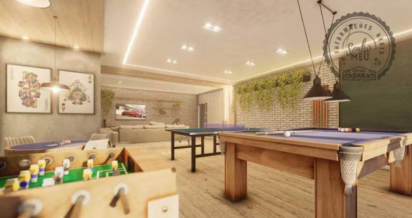 Apartamento com 2 dormitórios à venda, 82 m² por r$ 370.000,00 -  jardim real - praia grande/sp
