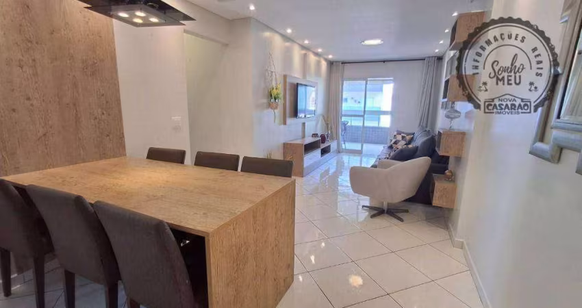 Apartamento com 3 dormitórios à venda, 116 m² por R$ 700.000,00 - Vila Assunção - Praia Grande/SP