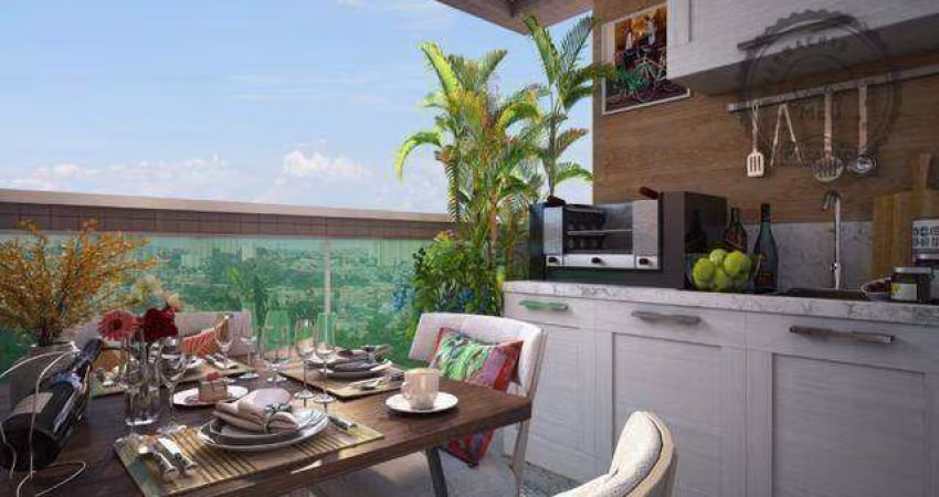 Apartamento com 2 dormitórios à venda, 62 m² por R$ 434.890,03 - Aviação - Praia Grande/SP