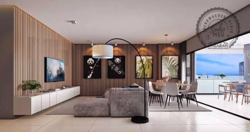 Apartamento localizado na aviação - praia grande/sp