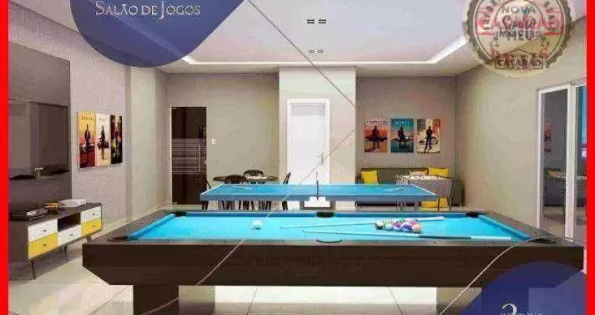Apartamento localizado na vila guilhermina - praia grande/sp