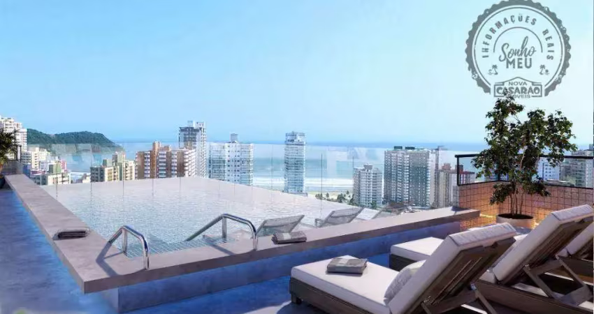 Apartamento com 2 dormitórios à venda, 80 m² por r$ 606.906,82 - boqueirão - praia grande/sp