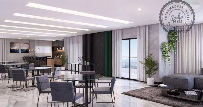 Apartamento com 2 dormitórios à venda, 82 m² por r$ 606.906,82 - boqueirão - praia grande/sp