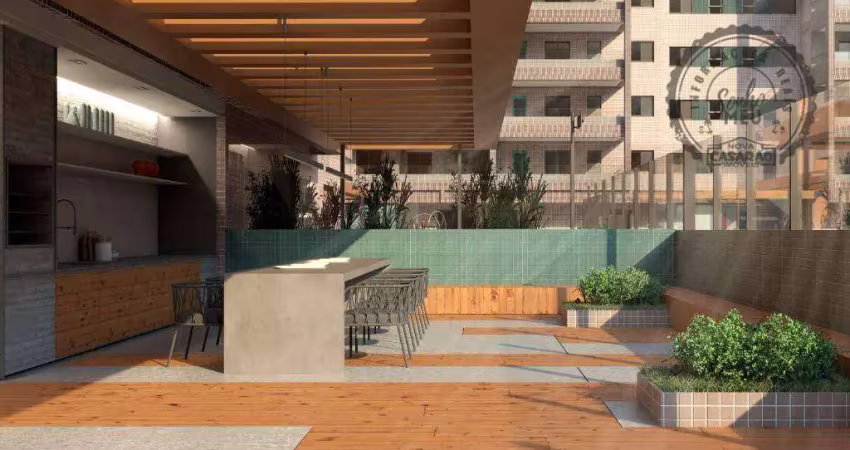 Apartamento com 2 quartos à venda na Avenida Costa Machado, Canto do Forte, Praia Grande