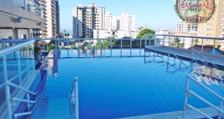Apartamento com 3 dormitórios à venda, 154 m² por R$ 1.200.000,00 - Guilhermina - Praia Grande/SP