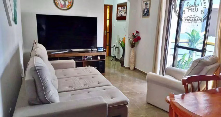 Apartamento com 2 dormitórios à venda, 75 m² por r$ 480.000,00 - guilhermina - praia grande/sp