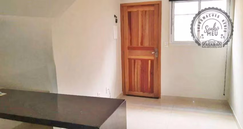 Casa com 2 dormitórios à venda, 40 m² por r$ 320.000,00 - guilhermina - praia grande/sp