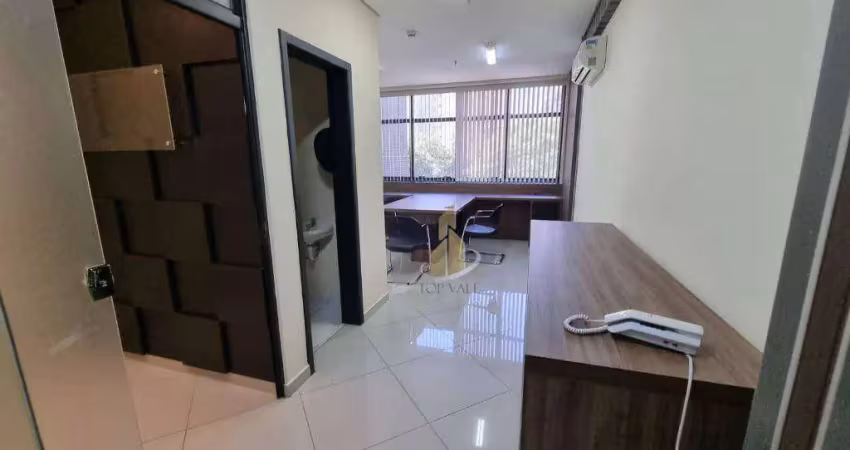 Sala para alugar, 29 m² por r$ 2.398,65/mês - jardim aquarius - são josé dos campos/sp