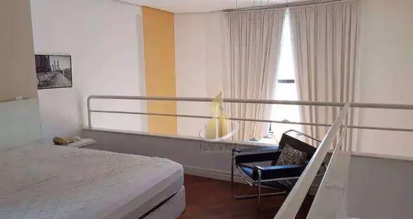 Loft com 1 dormitório, 74 m² - venda por R$ 730.000,00 ou aluguel por R$ 5.220,00/mês - Jardim Aquarius - São José dos Campos/SP