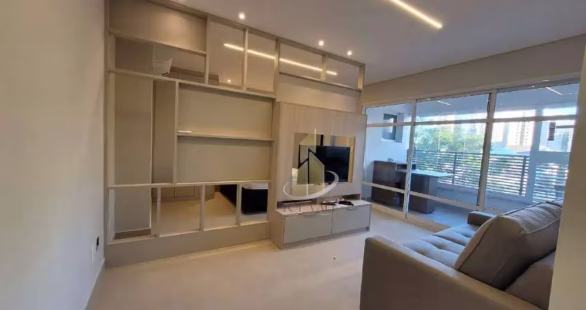 Studio com 1 dormitório para alugar, 45 m² por r$ 4.050,00/mês - jardim aquarius - são josé dos campos/sp