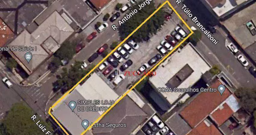 Terreno à venda, 613 m² por r$ 3.200.000,00 - centro - guarulhos/sp