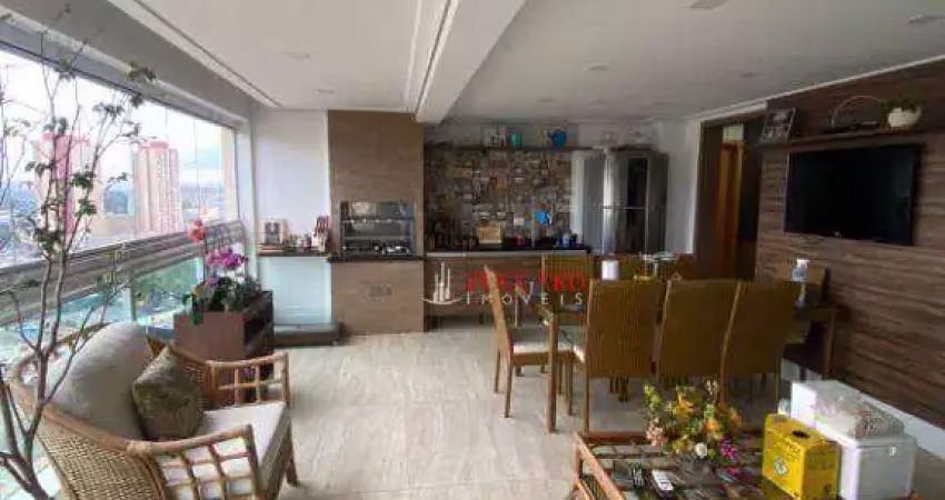 Apartamento com 3 dormitórios à venda, 165 m² por r$ 2.500.000,00 - jardim barbosa - guarulhos/sp