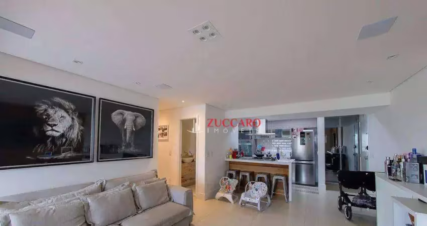 Apartamento com 2 dormitórios à venda, 86 m² por r$ 899.000,00 - jardim flor da montanha - guarulhos/sp