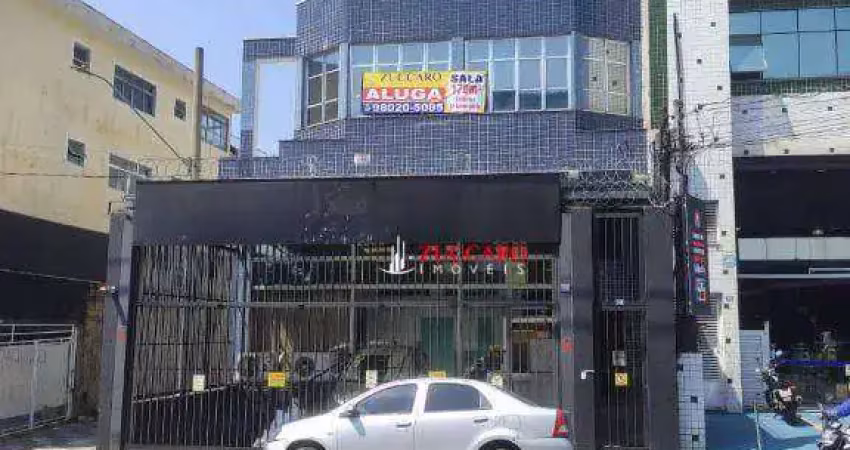 Sala para alugar, 170 m² por r$ 4.600,00/mês - jardim santa mena - guarulhos/sp