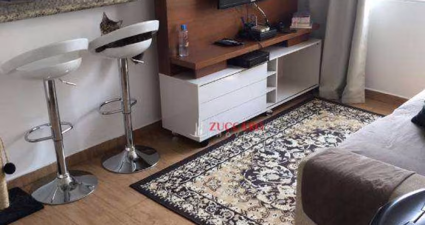 Apartamento com 2 dormitórios à venda, 46 m² por R$ 291.900,00 - Ponte Grande - Guarulhos/SP