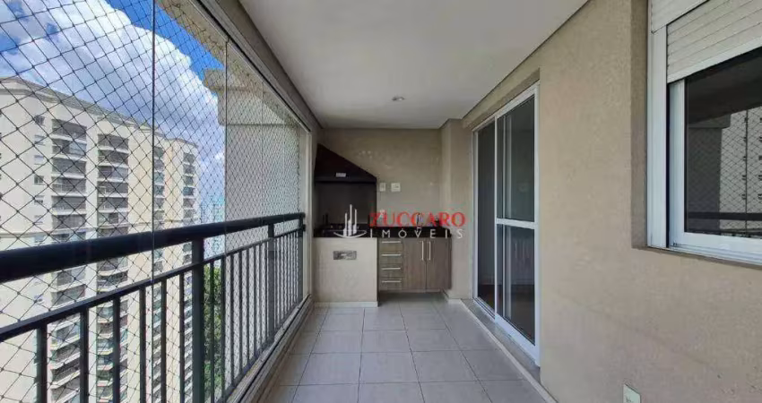 Apartamento com 2 dormitórios para alugar, 65 m² por r$ 3.570,00/mês - jardim flor da montanha - guarulhos/sp