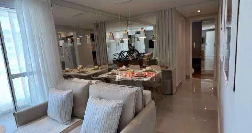 Apartamento com 2 dormitórios à venda, 55 m² por r$ 400.000,00 - jardim vila galvão - guarulhos/sp