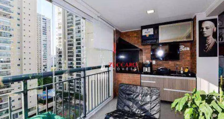 Apartamento com 2 dormitórios com suite à venda, 68 m² por r$ 600.000 - jardim flor da montanha - guarulhos/sp