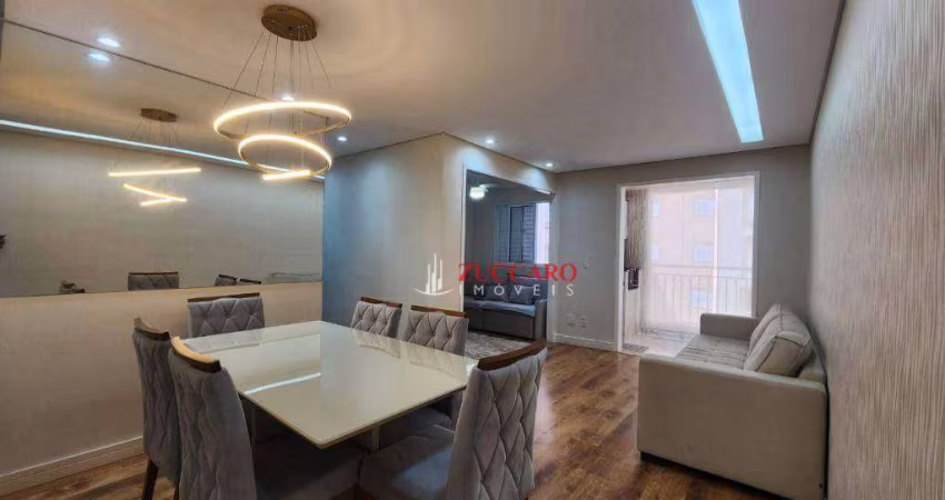 Apartamento com 3 dormitórios à venda, 77 m² por R$ 636.000,00 - Jardim Flor da Montanha - Guarulhos/SP