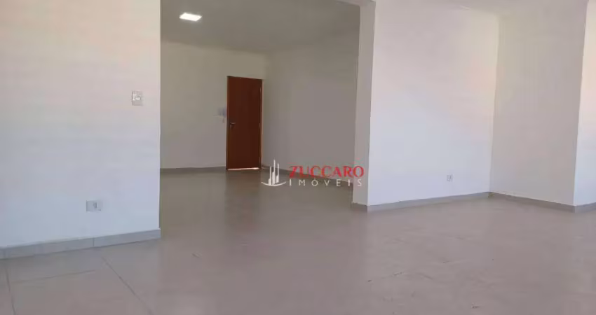 Sala para alugar, 65 m² por r$ 1.763,22/mês - vila barros - guarulhos/sp