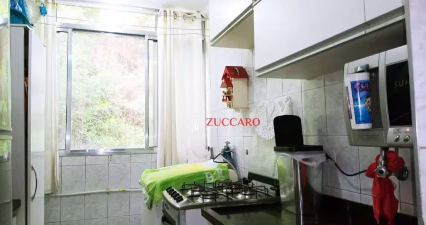 Apartamento com 2 dormitórios à venda, 60 m² por r$ 215.200,00 - jardim valéria - guarulhos/sp