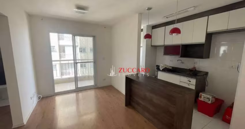 Apartamento 2 quartos 1 vaga para alugar, 50 m² por r$ 2.555/mês - gopoúva - guarulhos/sp